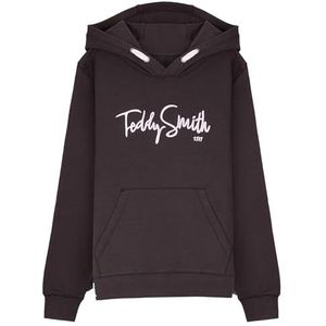 Teddy Smith S-evry Hoody Jr Sweatshirt voor jongens, Houtskool