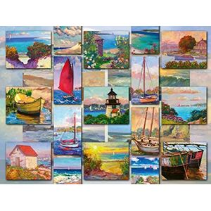 Puzzel Coastal Collage (1500 Stukjes)