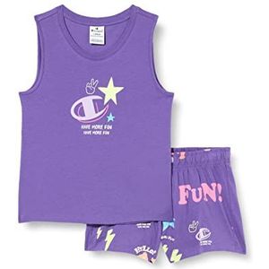 Champion Legacy Fun Club-All-Over-Tank Top & Shorts Kostuum voor kleine meisjes en kleine meisjes, Viola Scuro, 15-16 jaar, viola scuro