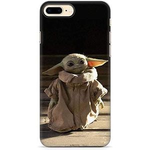 Originele Star Wars Baby Yoda beschermhoes voor iPhone 7 Plus, iPhone 8 Plus, TPU siliconen hoes beschermt tegen stoten en krassen