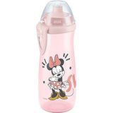 Nuk Disney Mickey Sports Cup - kinderbeker vanaf 24 maanden - met lekvrije tuit - clip en beschermkap - BPA-vrij - 450 ml - rood 10255620