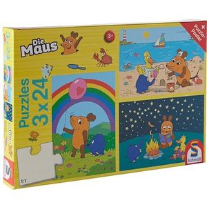 De muis: Goede vrienden. 3 x 24-delige puzzel