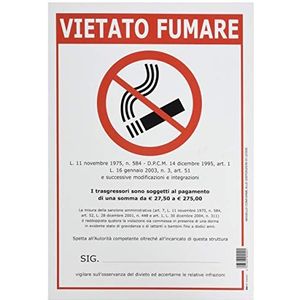 EDIPRO - E9204/1 - 20 borden roken verboden 350 g karton