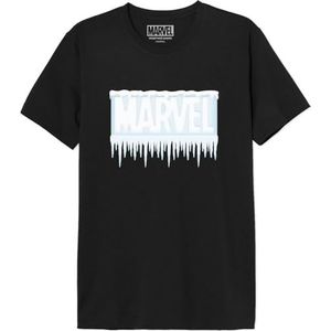 Marvel T-shirt, zwart, XS, zwart.
