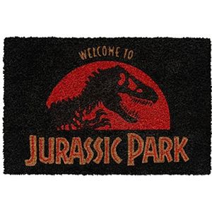 Grupo Erik Jurassic Park Deurmat voor buiten, antislip, entreemat, 40 x 60 cm