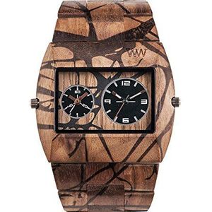WEWOOD WW40005 Smartwatch voor heren, analoog, kwarts, houten armband, armband