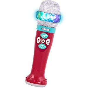 Battat Muzikale en lichtgevende microfoon voor kinderen, karaoke-microfoon met 5 liedjes en opnamefunctie, voor 2 jaar en ouder (Bluetooth)