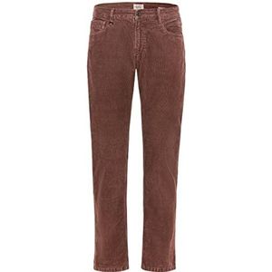 camel active Houston Straight Fit broek voor heren met jeansstof, rood, 42W/32L, Rood