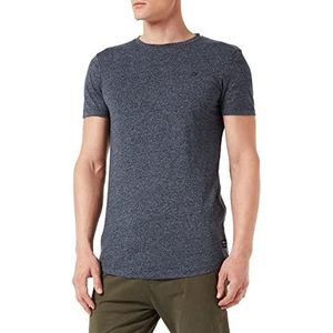 Tom Tailor Denim 29913 T-shirt voor heren, petroleummelange, maat XS, 29913 petrol gemêleerd