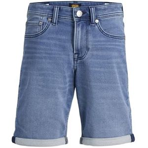 JACK&JONES JUNIOR Jjirick Jjicon Shorts Ge 341 I.k Sn Jnr Jeansshorts voor jongens, Denim blauw