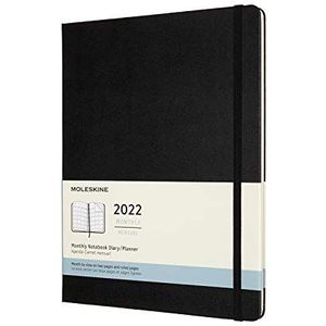 Moleskine 2022 12 Monthly Extra Large Hardcover Notebook