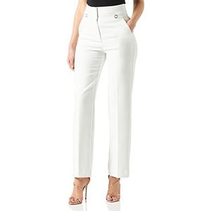 Comma Broek Mous Femme, wit 0120