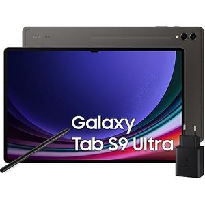 Samsung Galaxy Tab S9 Ultra, 14,6 inch Dynamic AMOLED 2X, 5G, 12 GB RAM, 256 GB, 11200 mAh, Snapdragon 8 Gen 2, Android 13, IP68, grafiet, [Italiaanse versie] 2023, 45 W oplader inbegrepen