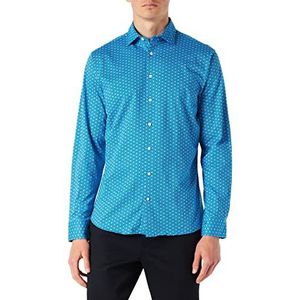 Seidensticker Heren business overhemd turquoise 42, Turkoois