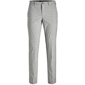 JACK & JONES JPRSOLARIS Check Trouser Pantalon élégant, Moonstruck/Checks : Super Slim Fit, 48 Hommes, Moonstruck/Checks : super slim fit, 44