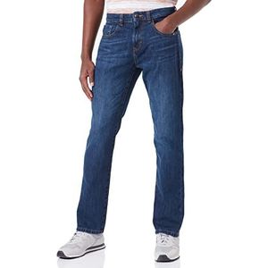 TOM TAILOR Klassieke slim fit jeans Josh heren, 29601 - Navy Geometric Design