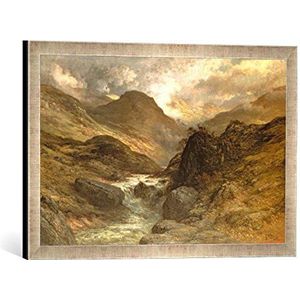 Gustave Dore A Canyon 1878 Premium fotolijst 60 x 40 cm Raya zilver handgemaakt