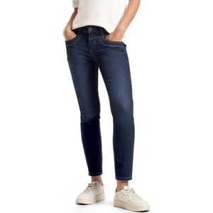 Street One A377775 Jeans voor dames, slim fit, Deep Indigo Washed