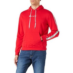 Champion American herenhoodie tape, Rood