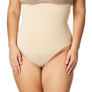 Maidenform Culotte Dentelle Taille Haute Tame Your Tummy Femme, Nude 1 /Transparent, XL