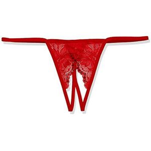 Alter Bodywear - Slip ouvert Coquine - Couleur: rouge - Taille: S/M