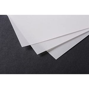 Clairefontaine - Ref. 975136C - Transparant papier (10 vellen) - DIN A3, 285 g, hoge transparantie, glad oppervlak, zuurvrij, bedrukbaar - geschikt voor inkt, marker en potlood