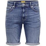 ONLY & SONS Onsply Dbd 8773 Tai Dnm Noos Shorts voor heren, Donkerblauw denim