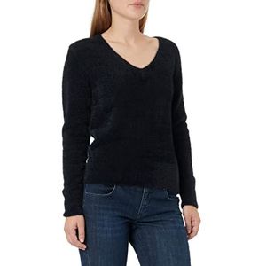 Only Onlella Piumo L/S V-hals trui CC KNT sweater dames, zwart, L, zwart.