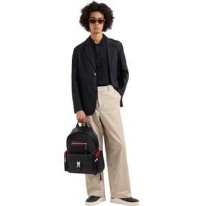 Armani Exchange Édition bleue pour homme, patch logo, coupe droite, bleu, taille XS, bleu foncé, XS