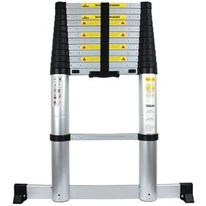 ProDec Advance CCTL38B ProDec telescopische ladder, 3,8 m, zilverkleurig