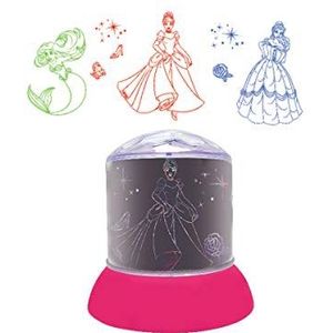 Lexibook, Nachtlampje prinses zacht licht, plafondprojecties, Disney prinsessen-iconen, kinderkamer, lichtdecoratie kleur, NLJ030DP