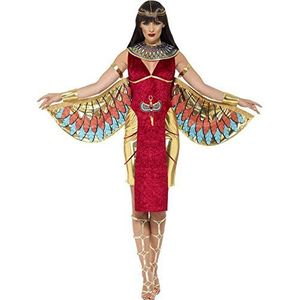 Smiffys 43734 Egyptische godin kostuum dames rood S (36-38 EU)