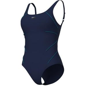 ARENA W Jewel One Piece R eendelig badpak voor dames (1 stuk), Navy Blauw