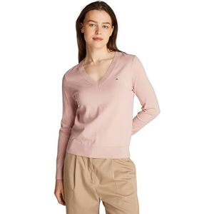 Tommy Hilfiger Co Ww0ww40098 Jersey trui voor dames, roze (Misty Pink)