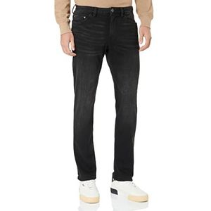 TOM TAILOR Josh Regular Slim herenjeans, 10264 – Dark Stone Black Denim, 29 W/32 L, 10264 - Dark Stone Black Denim