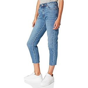 VERO MODA VMBRENDA Jeans voor dames met hoge taille, Medium Blauw Denim