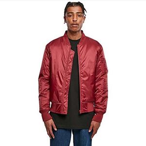 Build Your Brand Bomber Jacket heren jas, Bordeaux