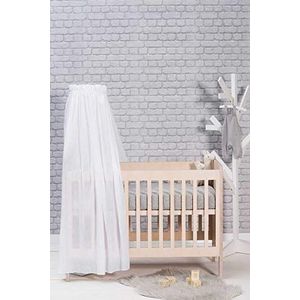 Jollein - Baby Sluier Vintage (Wit) - Katoen - Polyester - Baby Sluier, Bed Hemeltje -155cm