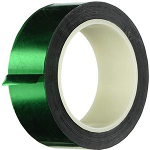 TapeCase MPFT-Green acryl-plakband, metallic, polyester, 0,005 cm dik, 65,8 m lang, 25,4 cm breed, groen