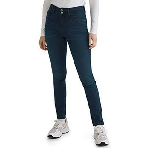 Street One Clean Dark Blue Used Slim Jeans voor dames, 28 W/28 L, Clean Dark Blue Used