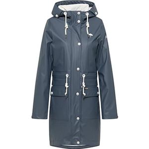 SCHMUDDELWEDDA Regenjas voor dames, marineblauw, rookkleurig, XS, rookmarineblauw