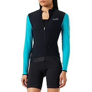 Nalini LS Lady Fit Maillot Long Femme, Noir/Versilia, XXL