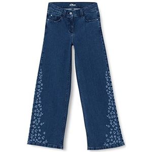 s.Oliver Jeans, brede beenjeans, brede pijpen, meisjes, blauw, 104. Slim, Blauw