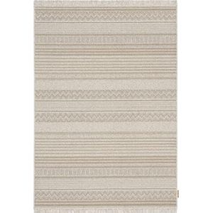Agnella Noble Oni tapijt – 100% Britse wol niet geweven met Wilton-technologie, modern, vintage, retro, 160 x 230 cm, lichtbeige