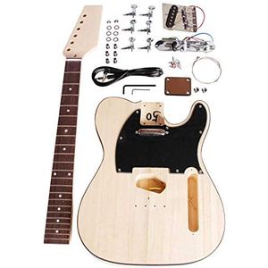 Beaton DIY TL-12 - zelfbouw gitaarset,""Tele"" Edition, alles is inbegrepen om je eigen gitaar te bouwen