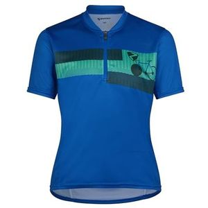 Ziener NESPI Fietsshirt / fietsshirt voor kinderen, mountainbike, racefiets, ademend, sneldrogend, elastisch, mouwloos, kobaltblauw, 152
