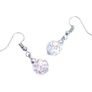 Boucles d'oreilles goutte en verre de Murano, boucles d'oreilles en perles d'aventurine en verre de Murano faites à la main à Venise en Italie (MGE10), 1, Verre, Pas de gemme