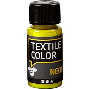 Creativ Company Textielkleur, neon geel, 50 ml