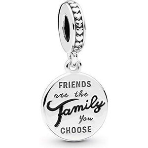 PANDORA Charm 798124EN16 - Hanger ""Friends sind Familie"", één maat, e-mail, niet van toepassing, E-mail, Niet van toepassing