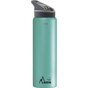 Laken Unisexe - Adulte Thermos TJ10VT Bouteille Isotherme, Turquoise, 18/8-1L